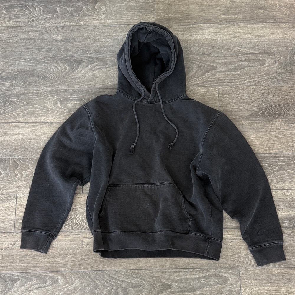 Brandy Melville Black Hooded Sweatshirt